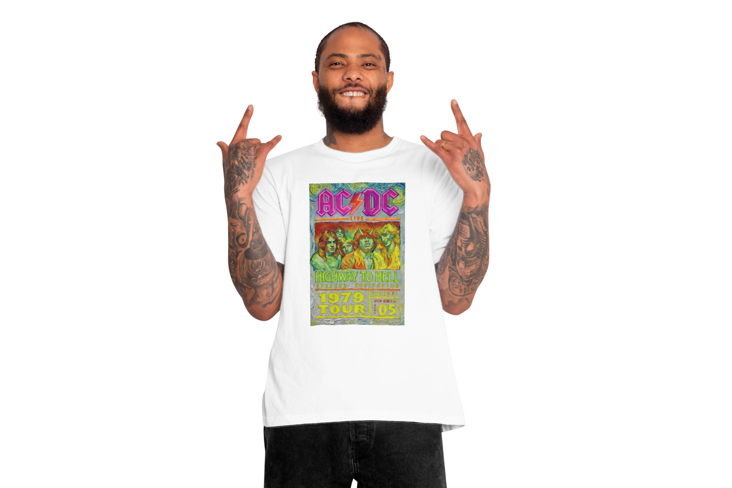 AC DC VAN GOGH - Edición Limitada Arte Pop