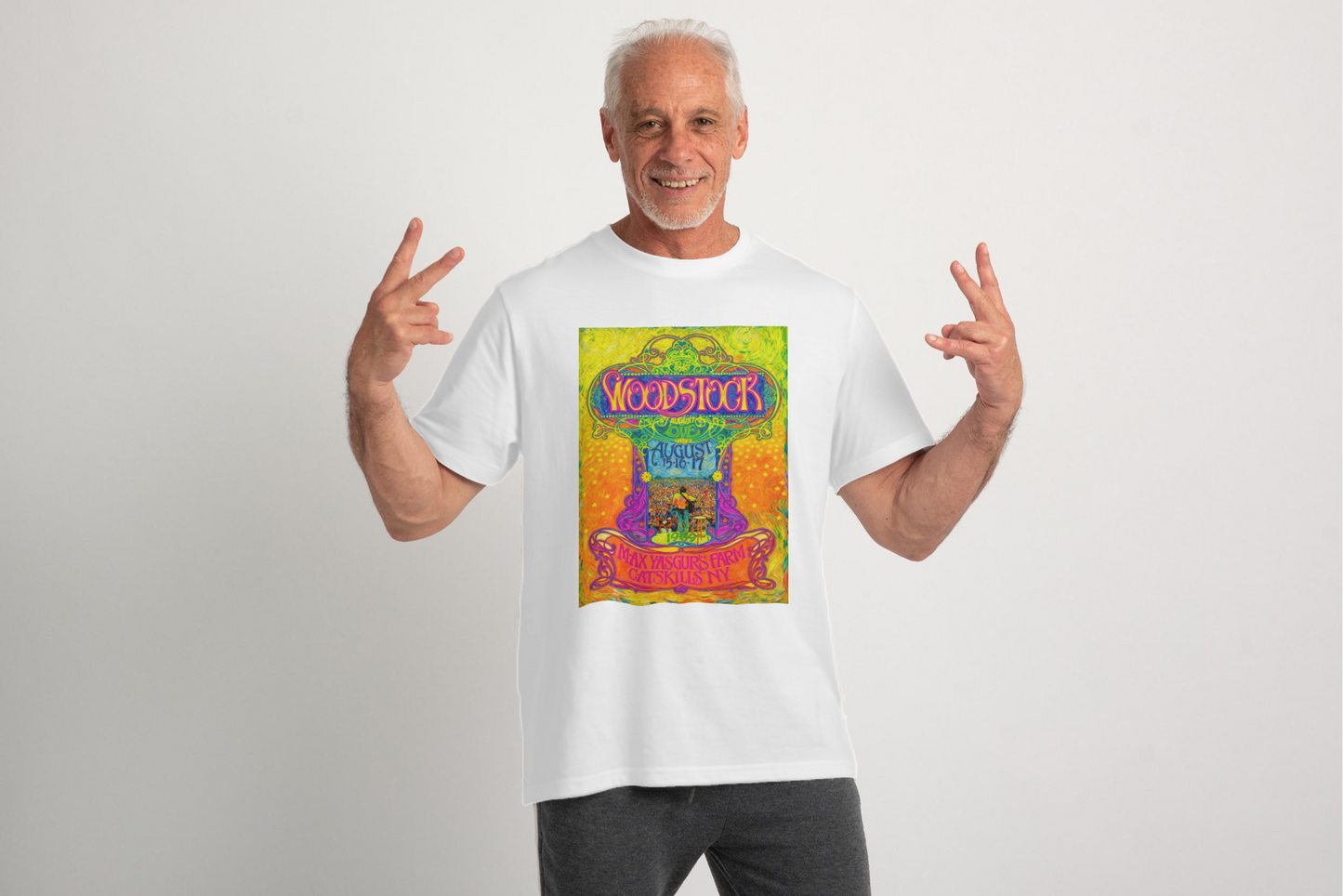 WOODSTOCK 1 FLUOR VAN GOGH - Edición Limitada Arte Pop