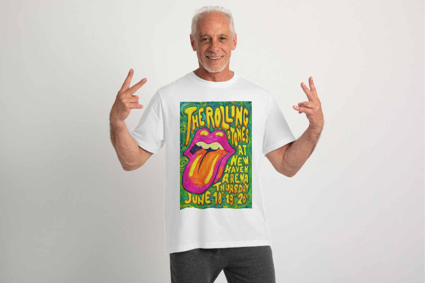 STONES FLUOR VAN GOGH - Edición Limitada Arte Pop