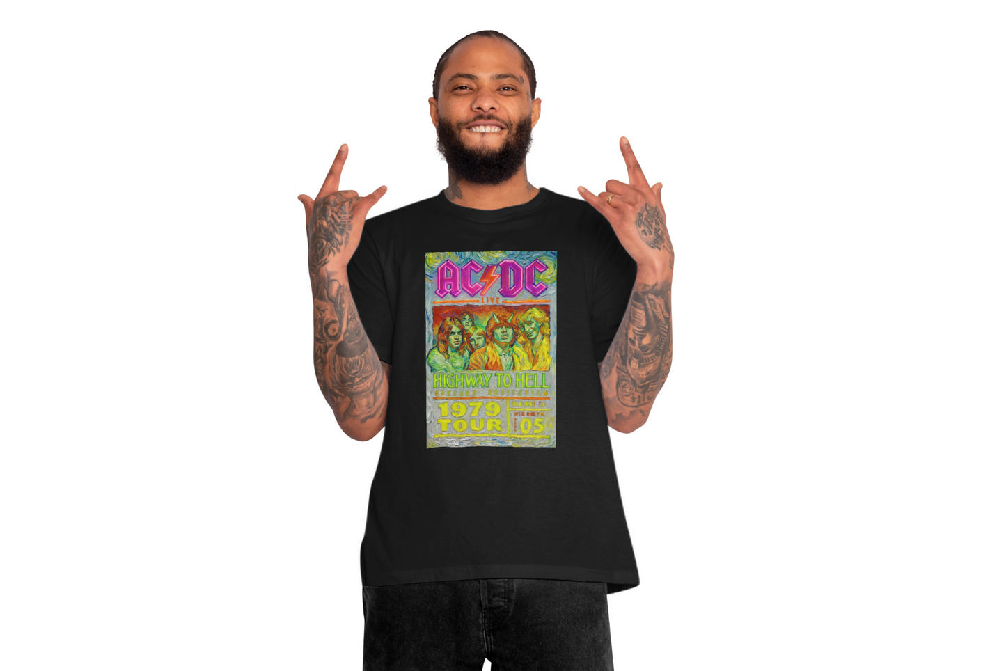 AC DC  VAN GOGH - Edición Limitada Arte Pop