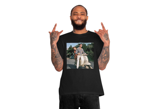 ROD HUDSON GINA LOLLOBRIGIDA VESPA CLASSIC