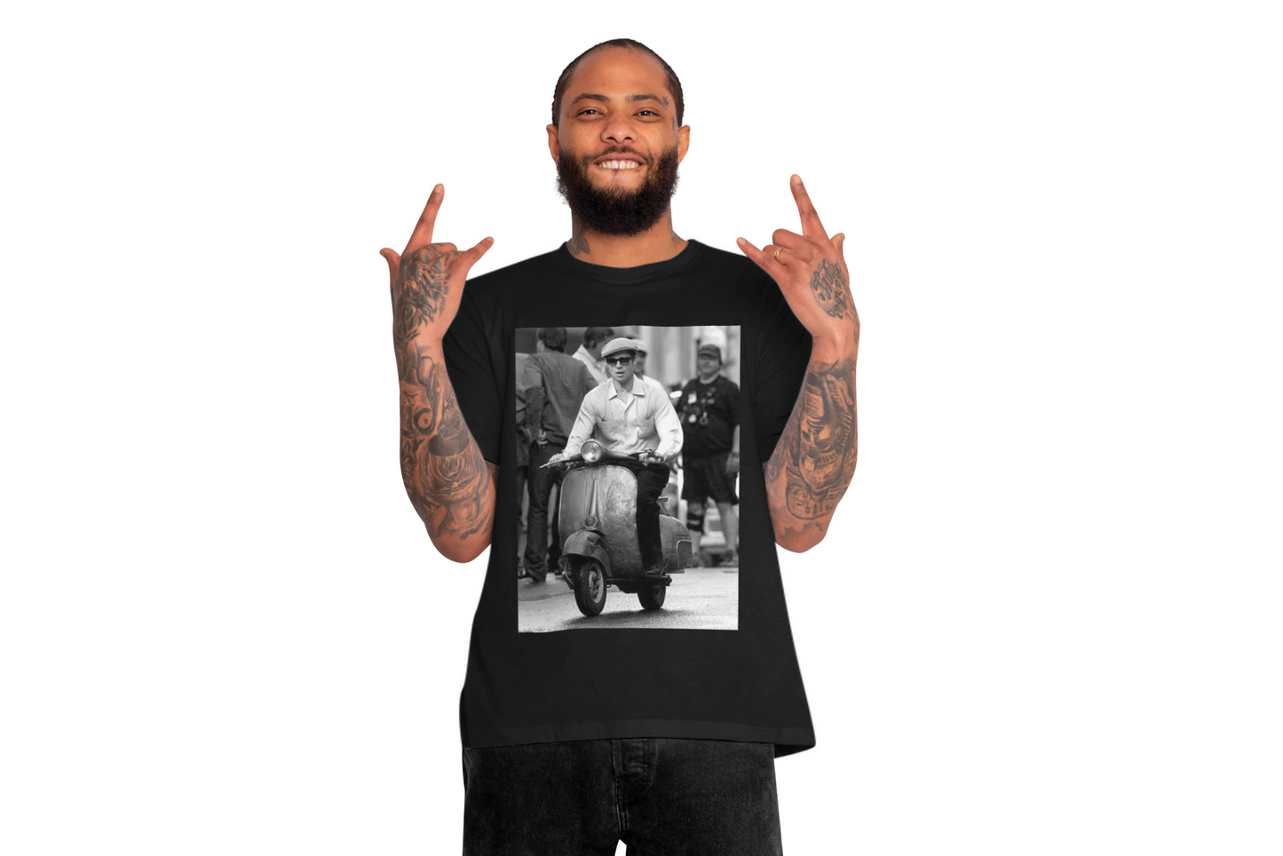 BRAD PITT VESPA CLASSIC