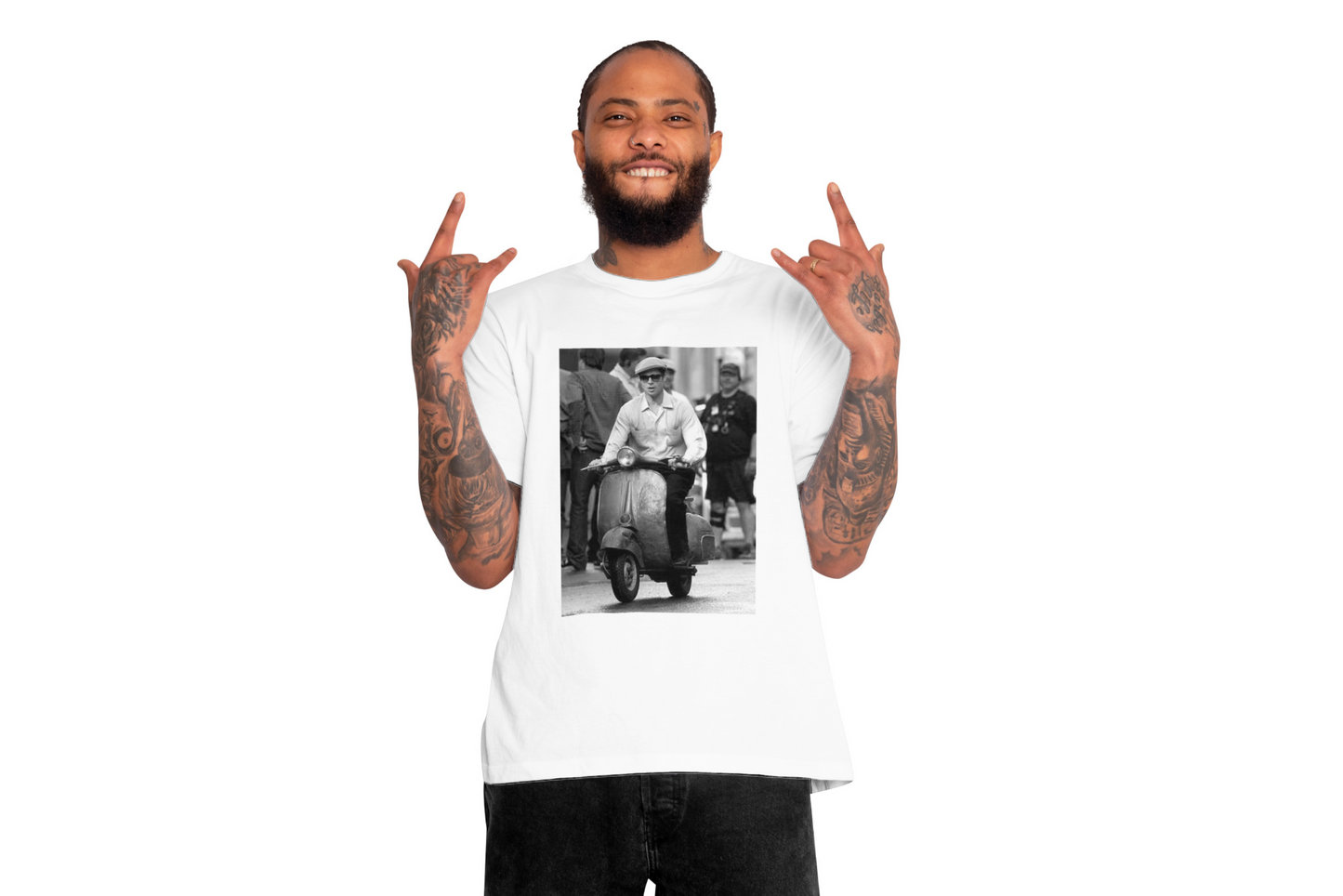 BRAD PITT VESPA CLASSIC