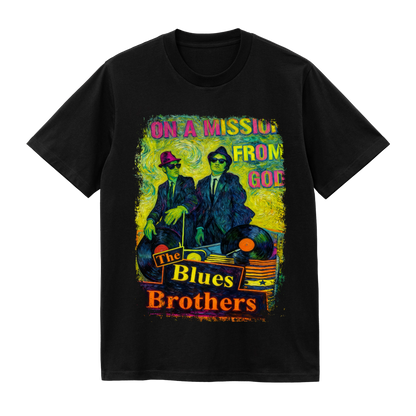 BLUES BROTHERS FLUOR VAN GOGH VINTAGE - Edición Limitada Arte Pop