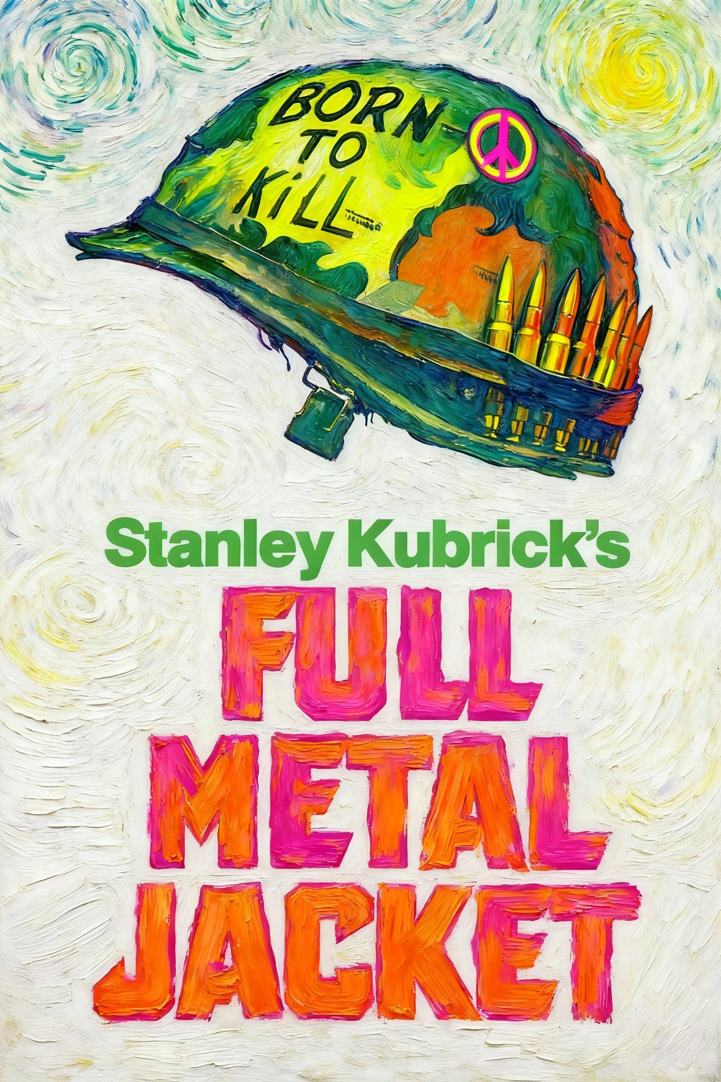 CHAQUETA METÁLICA FLUOR VAN GOGH - Edición Limitada Arte Pop