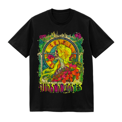 GUNS & ROSES FLUOR VAN GOGH VINTAGE - Edición Limitada Arte Pop