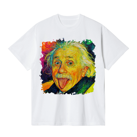 EINSTEIN FLUOR VAN GOGH VINTAGE - Edición Limitada Arte Pop