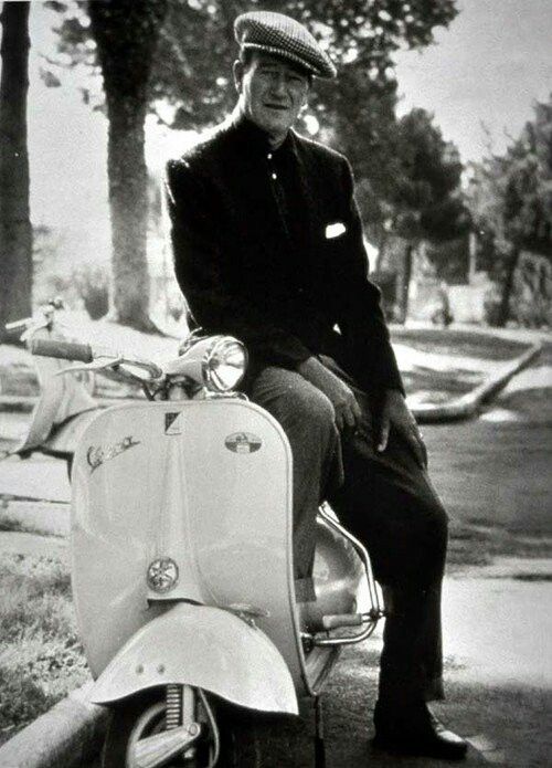 JOHN WAYNE  VESPA CLASSIC