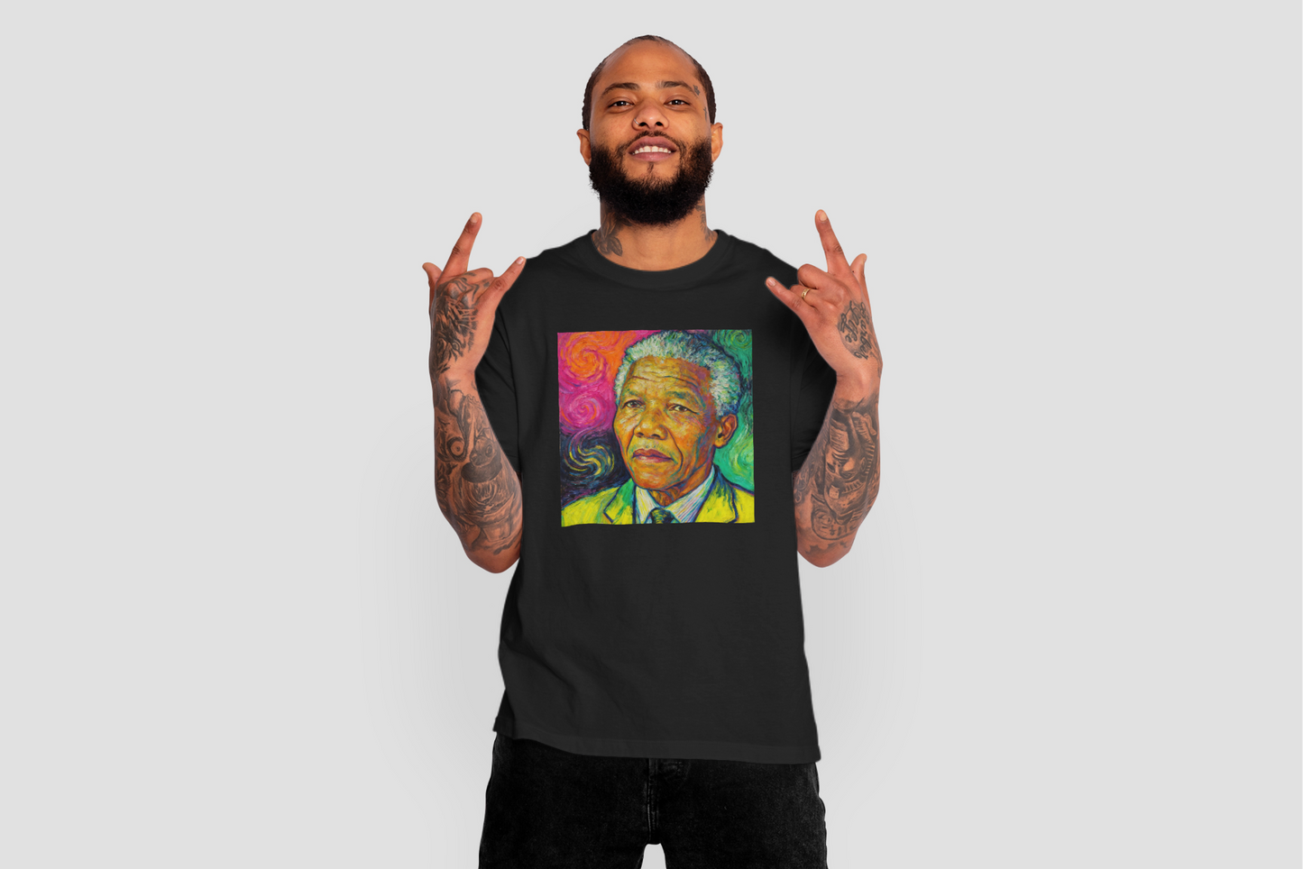 MANDELA VAN GOGH - Edición Limitada Arte Pop