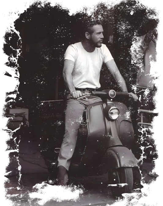 PAUL NEWMAN VESPA VINTAGE