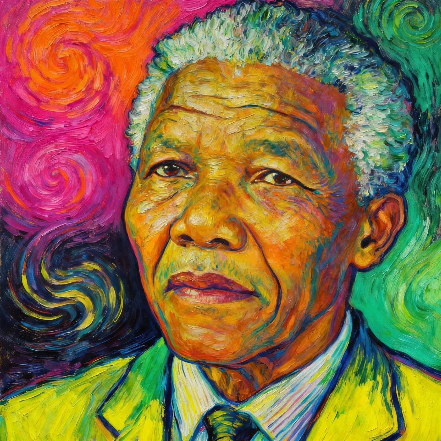MANDELA VAN GOGH - Edición Limitada Arte Pop