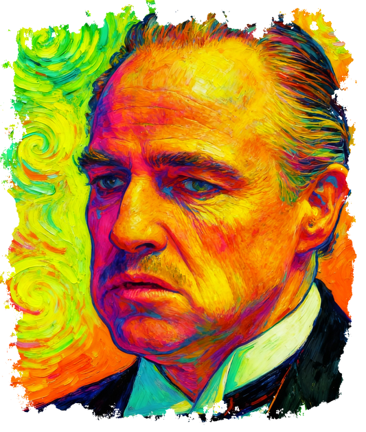PADRINO FLUOR VAN GOGH VINTAGE - Edición Limitada Arte Pop (Copia)