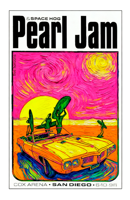 PEARL JAM VAN GOGH - Edición Limitada Arte Pop (Copia)