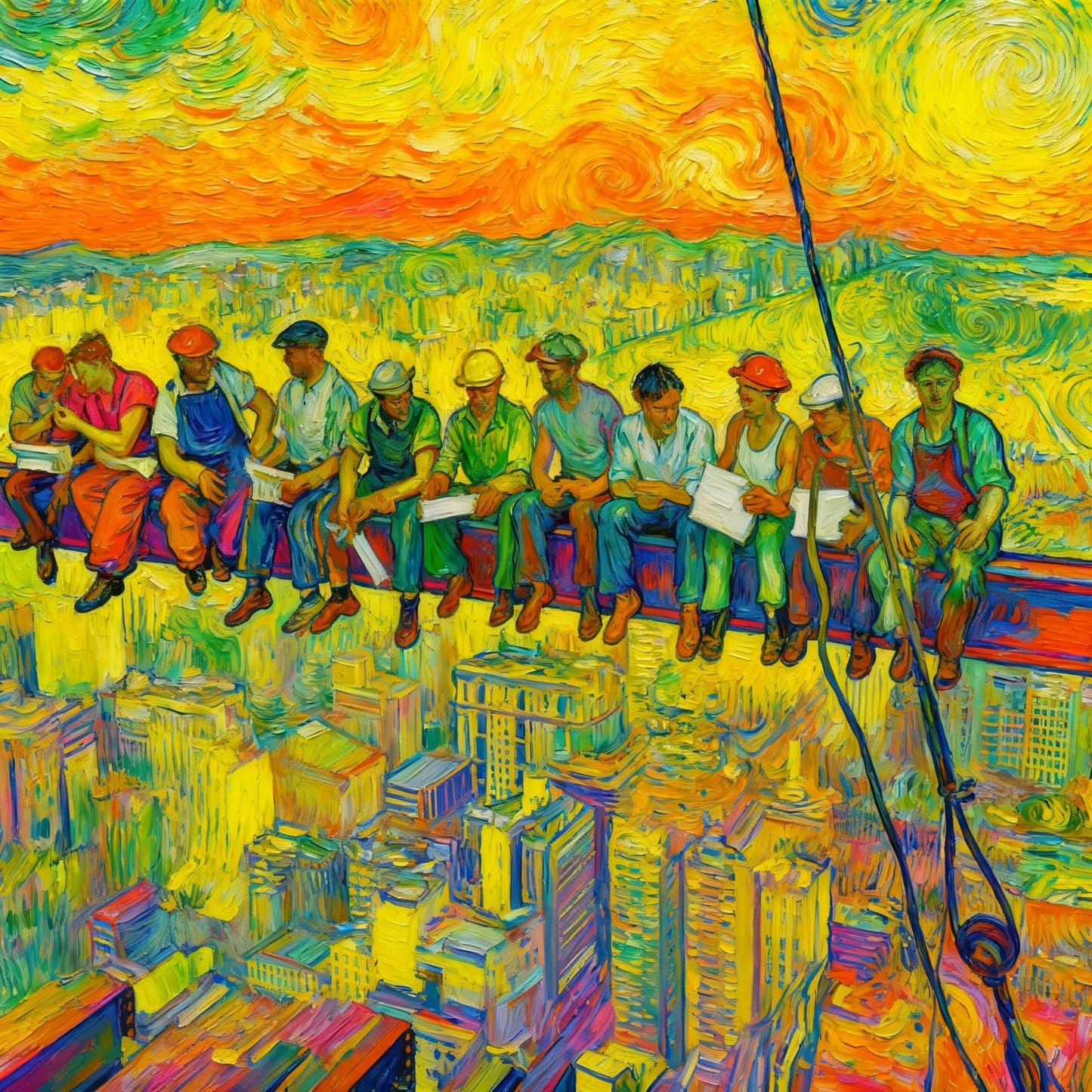 WORKERS VAN GOGH - Edición Limitada Arte Pop