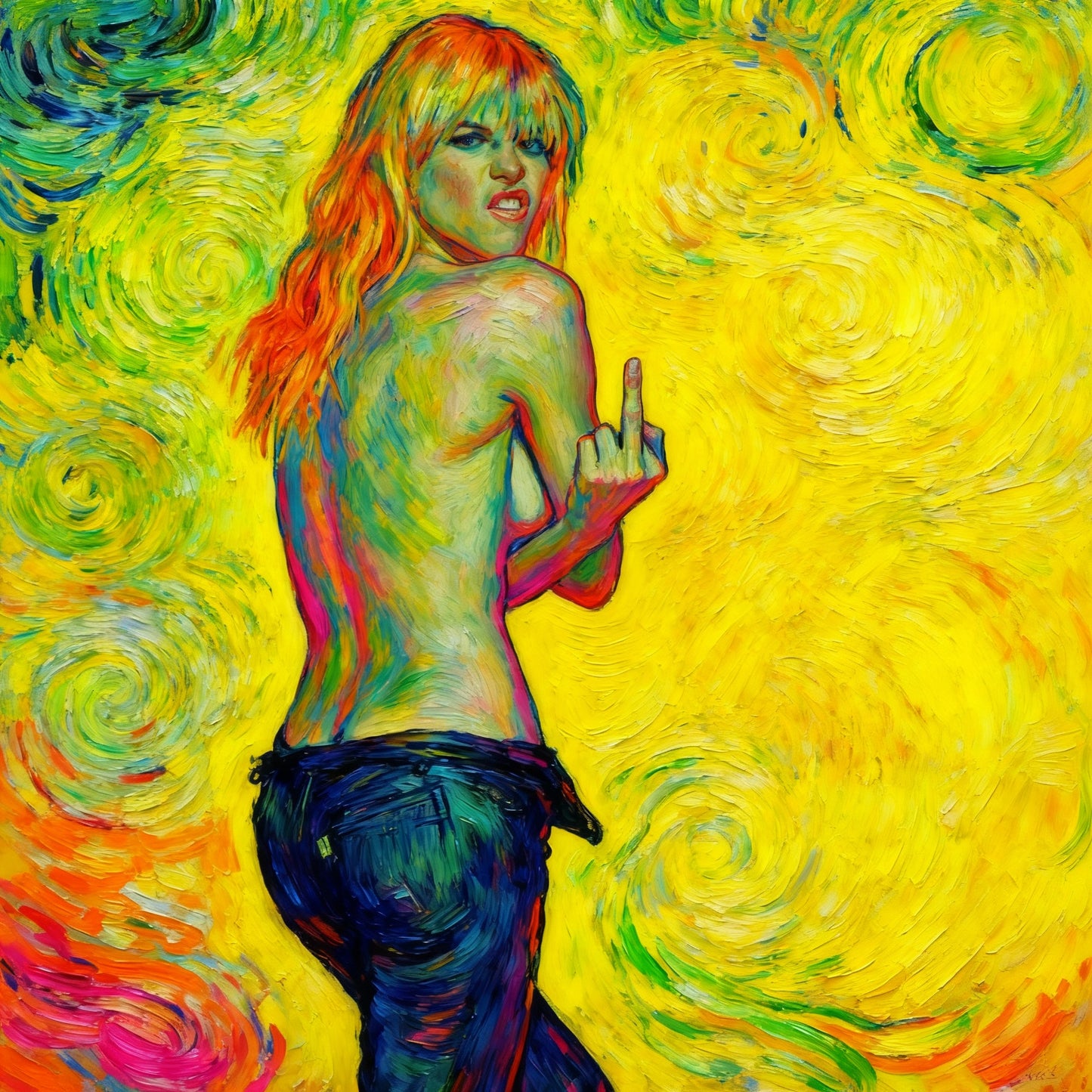 FINGER VAN GOGH - Edición Limitada Arte Pop