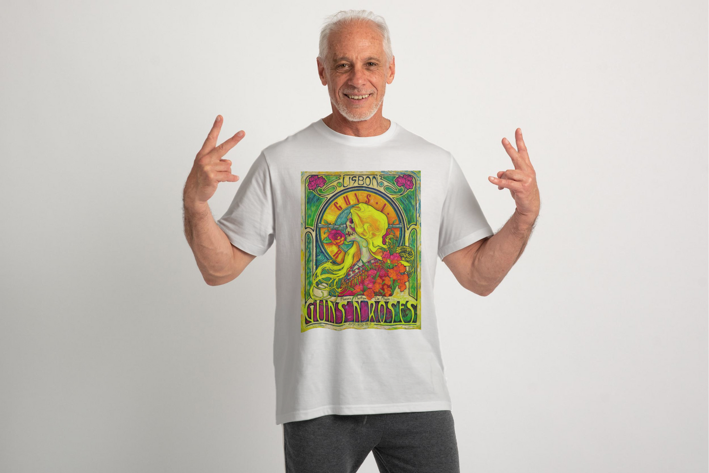 GUNS¬ ROSES FLUOR VAN GOGH - Edición Limitada Arte Pop