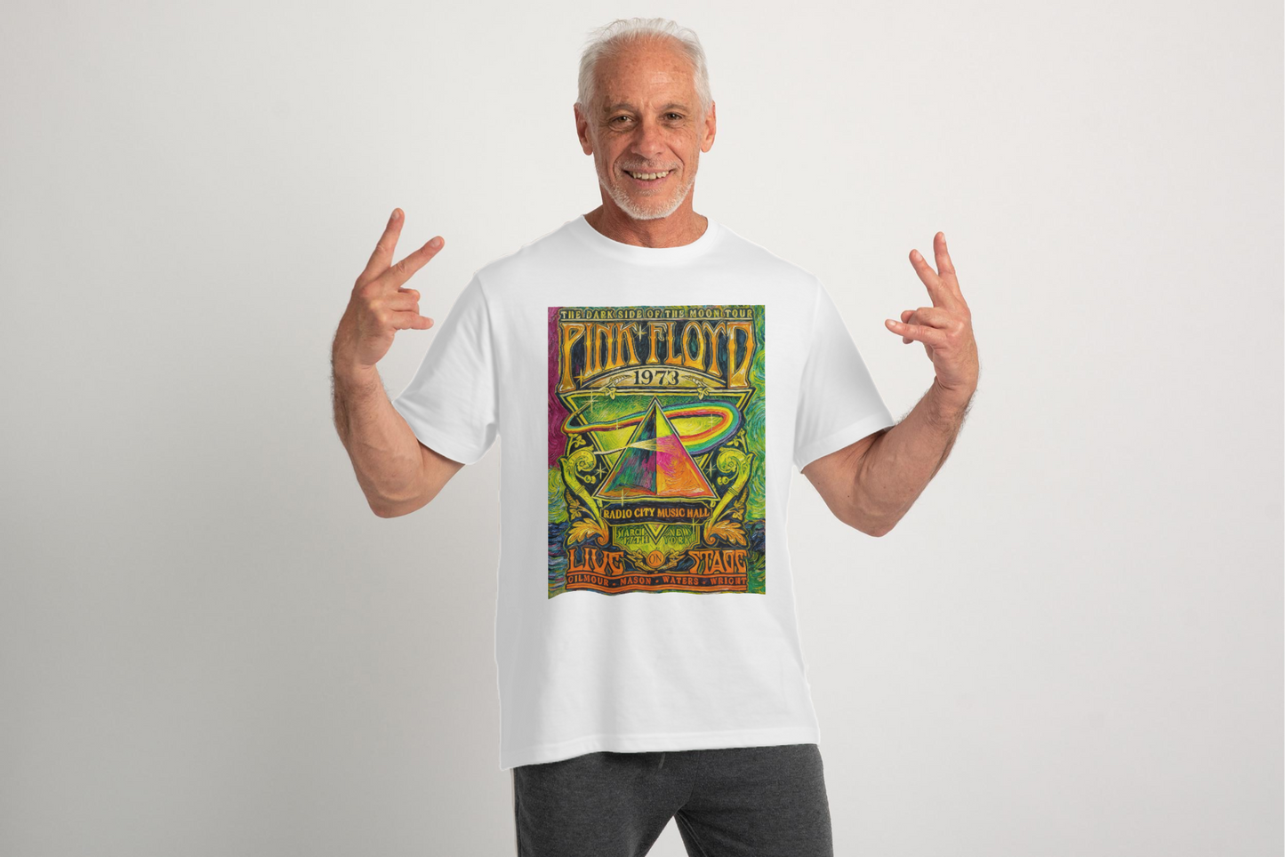 PINK FLOYD FLUOR VAN GOGH - Edición Limitada Arte Pop