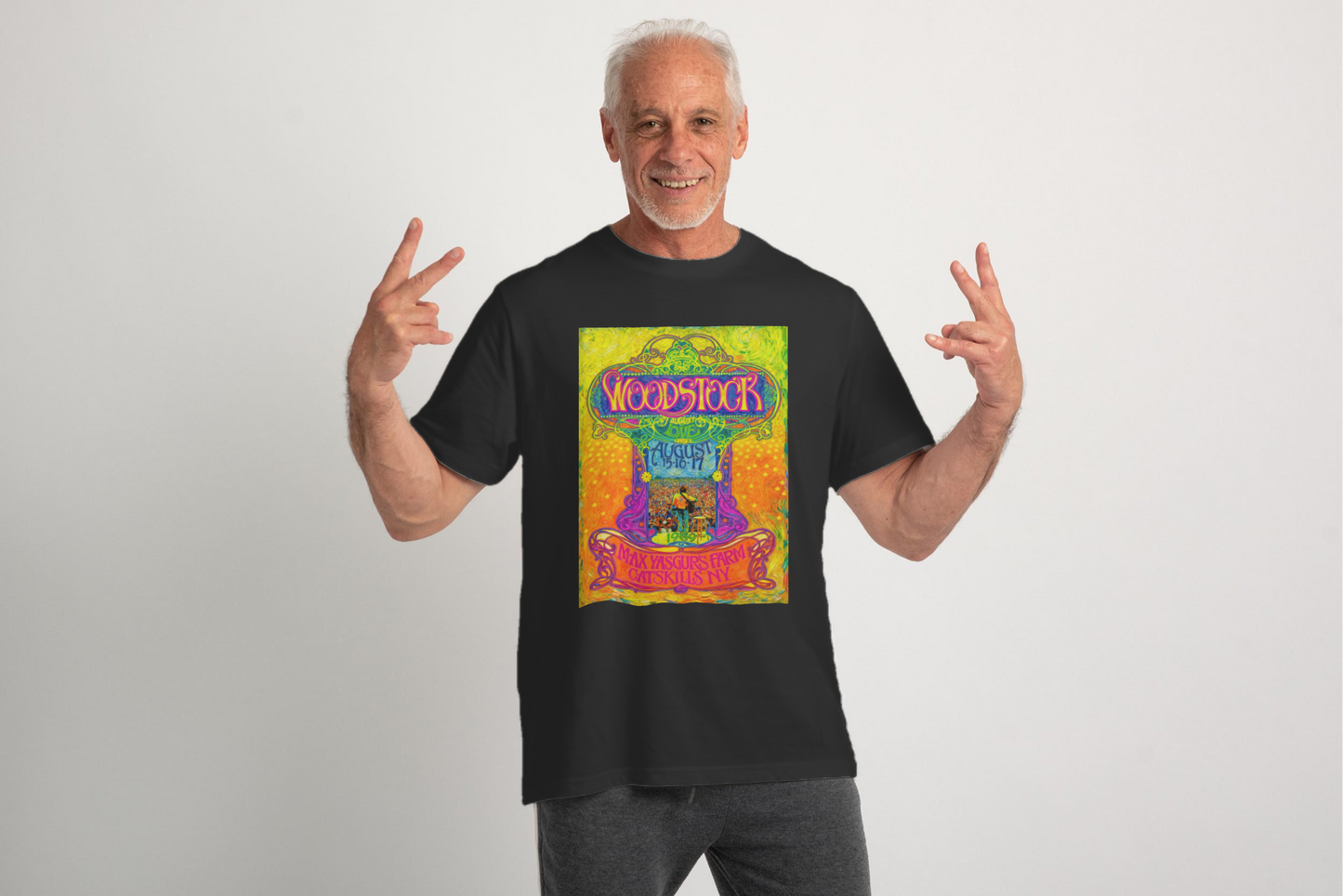 WOODSTOCK 1 FLUOR VAN GOGH - Edición Limitada Arte Pop