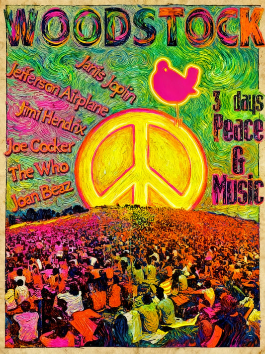 WOODSTOCK 2 VAN GOGH - Edición Limitada Arte Pop