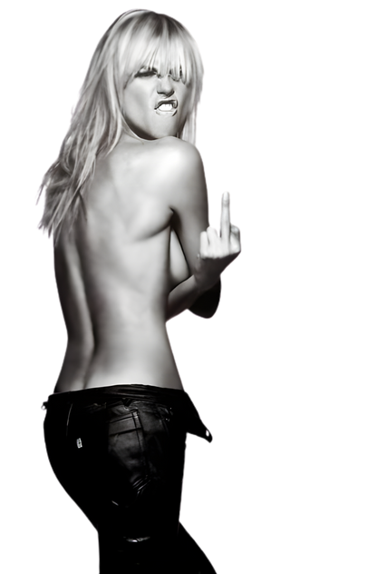 Middle finger Klum