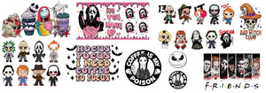 HALLOWEEN COLLECTION 1 UV DTF STICKERS